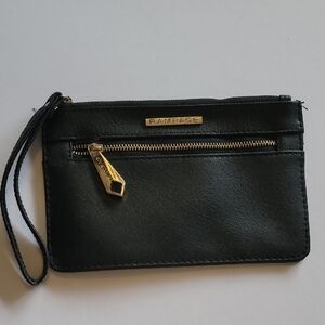 Rampage Black Wristlet with Gold Accents